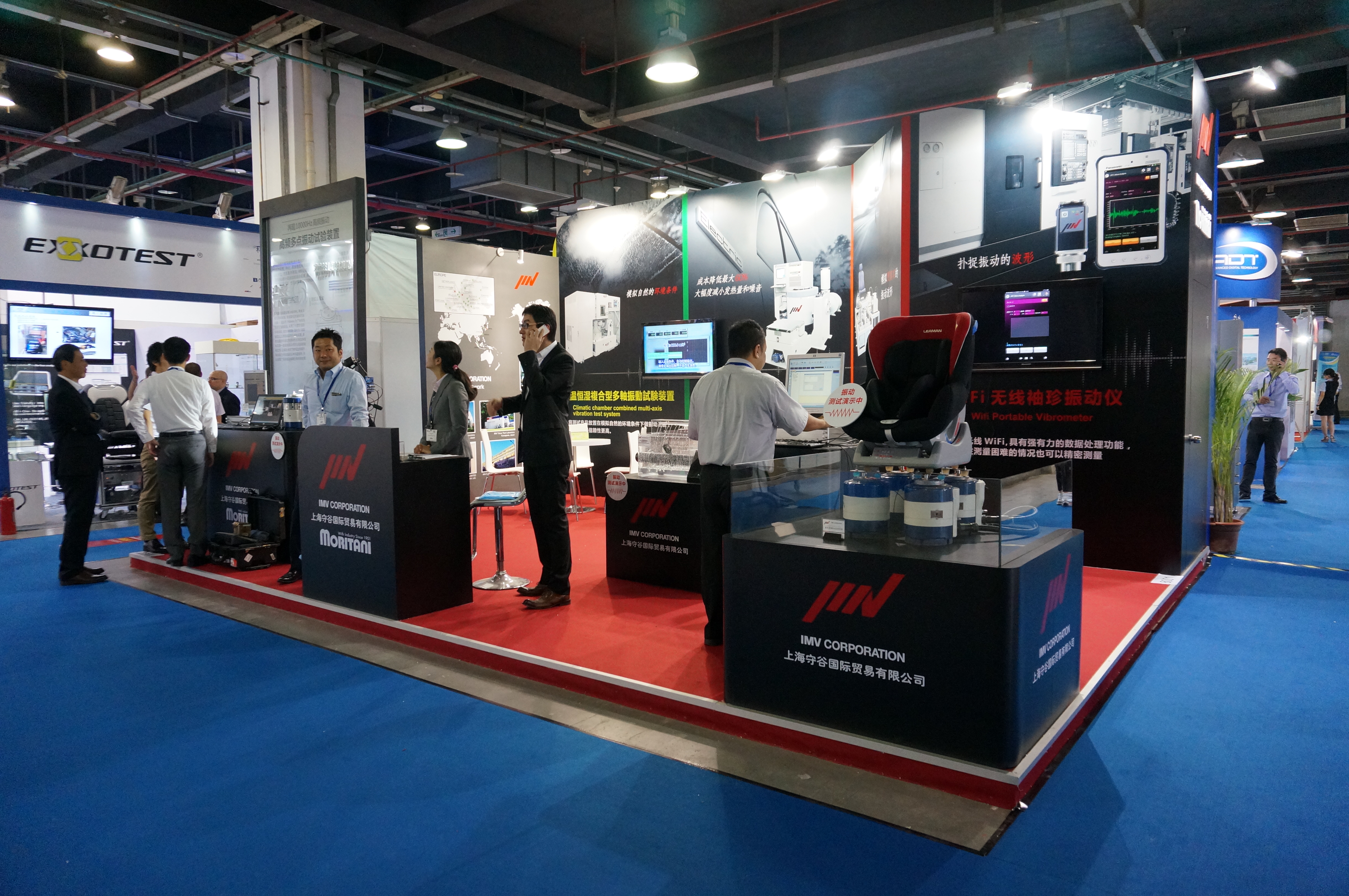 IMV zeigt Shaker-Technik auf der Automotive Testing Expo in Stuttgart
